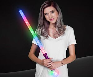 Light Saber Chrome Handle /w 3 inch Ball