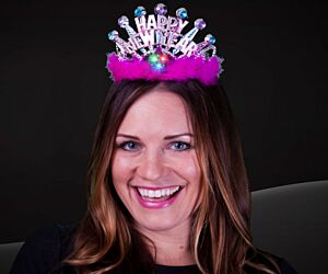Flashing New Years Eve Tiara