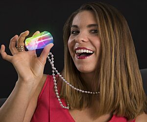 Lightup Shot Glass Cup Necklace