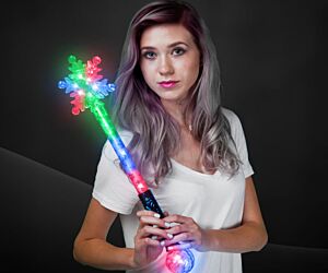 Snowflake Wand /w Ball 