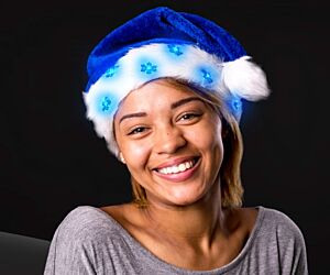 LED Snowflake Hat