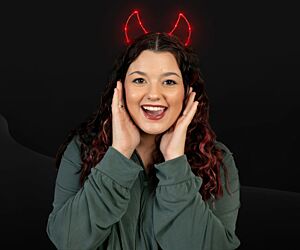 LED Copper Wire Devil Horns