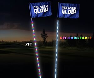 Premium LED Flag Stick (Rechargeable)