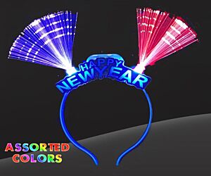 Light up Happy New Year Headband