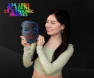 Light Up Face Mask Animated LED Display