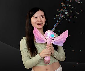 Flashing Butterfly Bubble Wand
