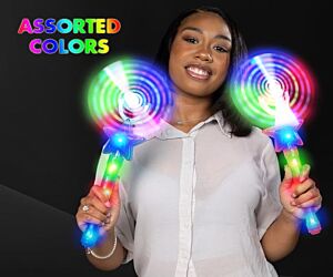 Star Windmill Wand With Spinning Lights