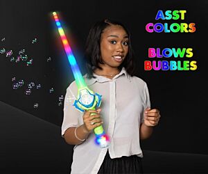 Expandable Bubble-Blowing Light-Up Sword