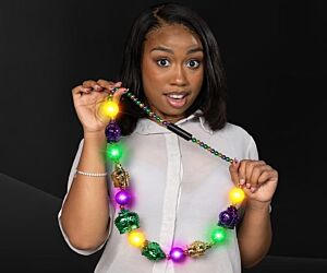 LED Mardi Gras Capuchon Necklace