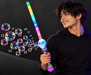 LED Phantom Skull Bubble Sword