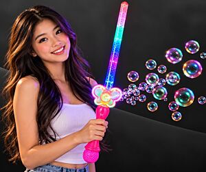Light up Mosaic Butterfly Bubble Sword