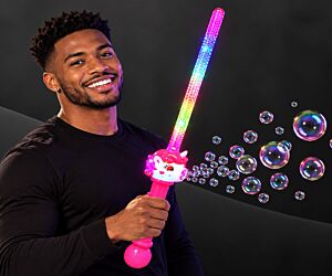10 Hole LED Unicorn Bubble Sword