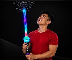 LED Ghostly Glow Bubble Sword