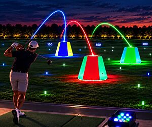 10 FT Interactive Night Golf Tower Target