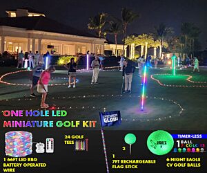 LED Miniature Golf Putting Kit