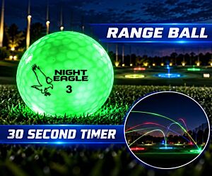 30 Second LED Range Golf Ball - Green