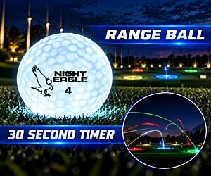 30 Second LED Range Golf Ball - White