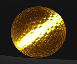 Orange Glow Stick Golf Balls