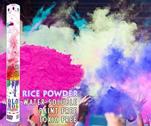Pink Gender reveal holi powder cannon