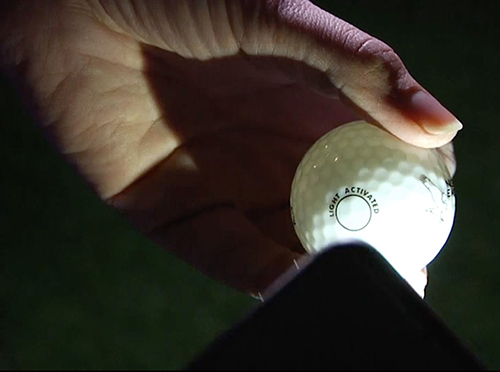 light up golf ball activation