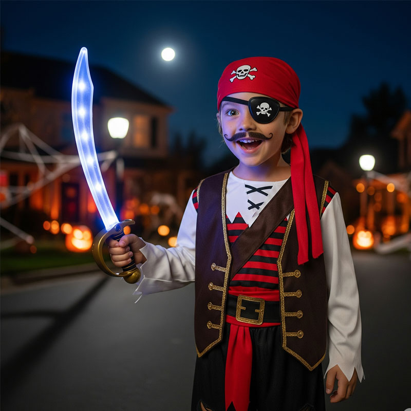 Light up pirate sword for kids costumes
